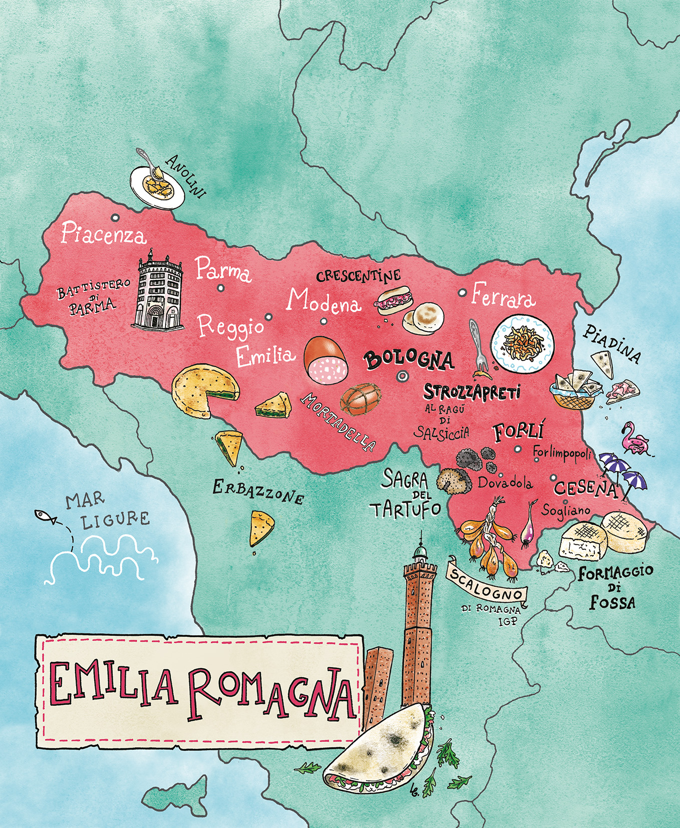 Emilia Romagna_Bene Insieme Conad_Laura Galeazzo Illustrazioni