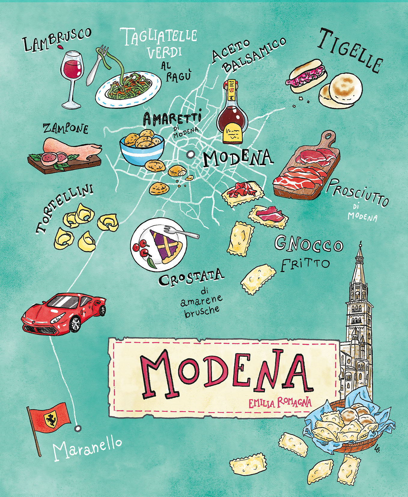 Modena_Bene Insieme Conad_Laura Galeazzo Illustrazioni